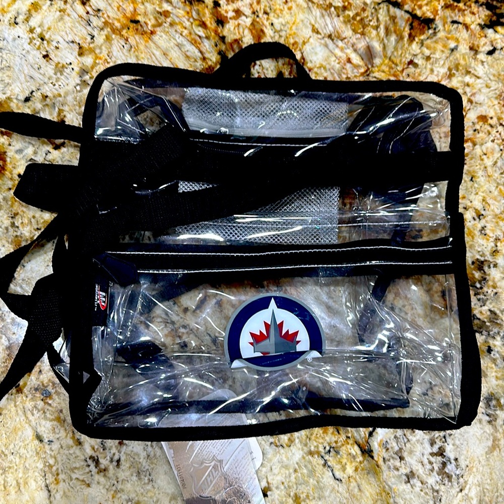 Clear Winnipeg Jets Stadium Tote NHL Crossbody